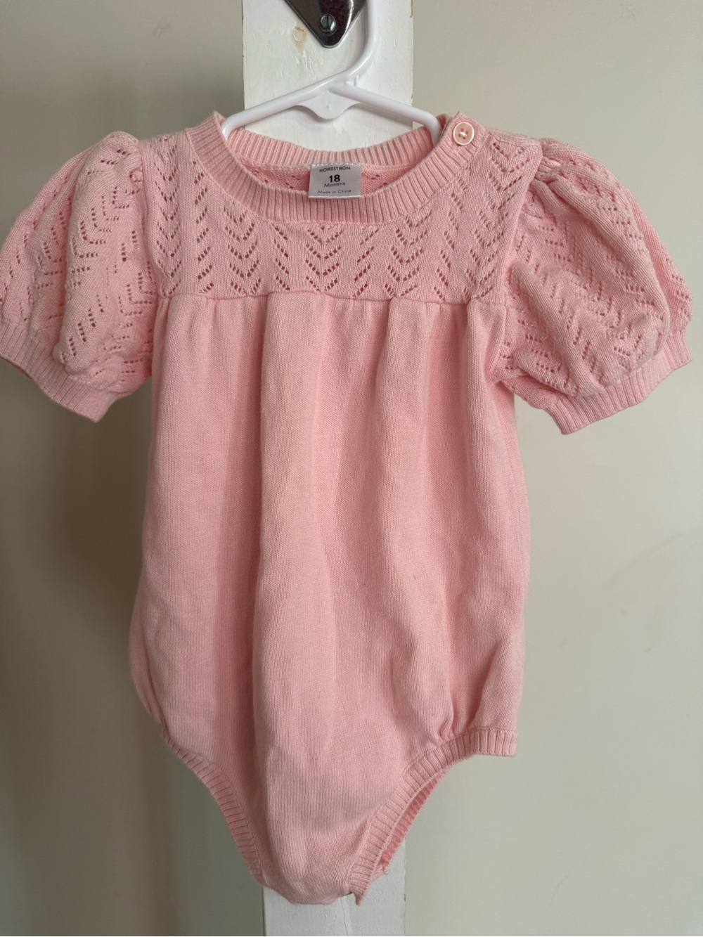 Nordstrom Pointelle Knit Romper